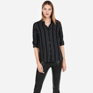 Express NWT The City Shirt Button Down